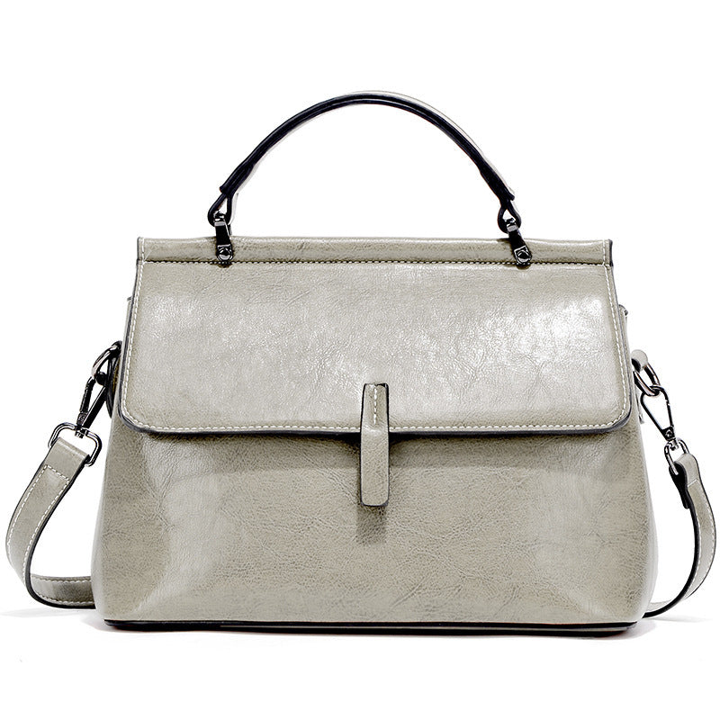 Sac à main de banlieue en cuir PU grande capacité 27x20x13CM