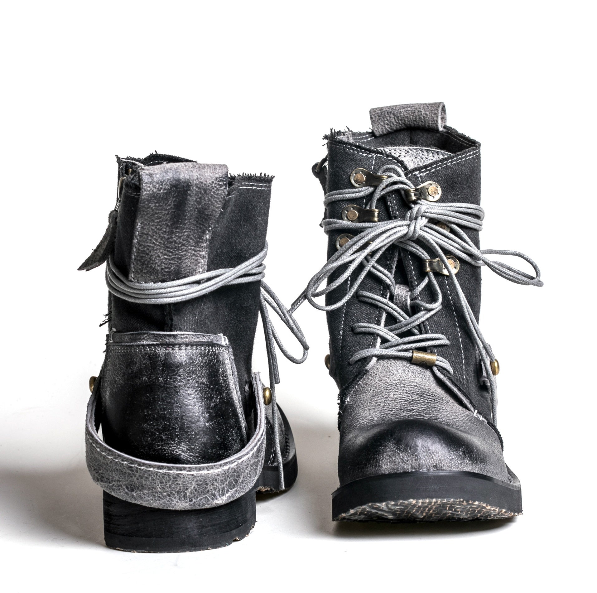 Outdoor Vintage Japanese Canvas Martin Boots