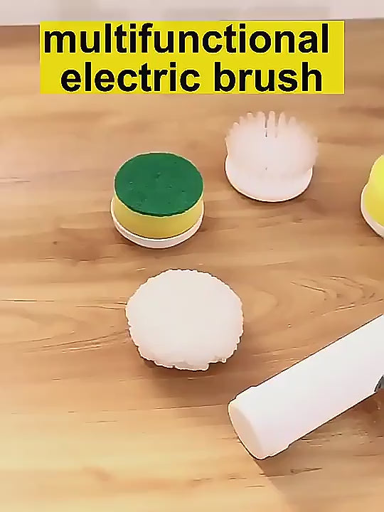 Rechargeable Electric Cordless Cleaning Brush Spin Scrubber Turbo Scrub Cleaner